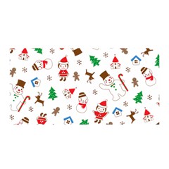 Christmas Satin Wrap 35  X 70  by saad11