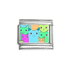 Cat Animals Cartoon Pattern Italian Charm (9mm)