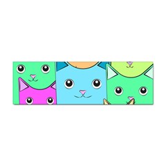 Cat Animals Cartoon Pattern Sticker (bumper)