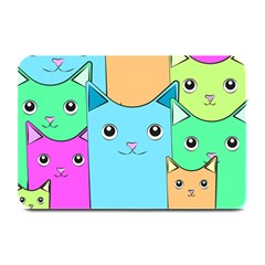 Cat Animals Cartoon Pattern Plate Mats