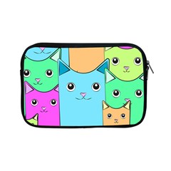 Cat Animals Cartoon Pattern Apple Ipad Mini Zipper Cases by Cendanart