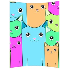 Cat Animals Cartoon Pattern Back Support Cushion