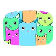 Cat Animals Cartoon Pattern Mini Square Pill Box