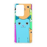 Cat Animals Cartoon Pattern Samsung Galaxy S20 Ultra 6.9 Inch TPU UV Case Front