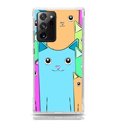 Cat Animals Cartoon Pattern Samsung Galaxy Note 20 Ultra Tpu Uv Case