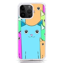 Cat Animals Cartoon Pattern Iphone 14 Pro Max Tpu Uv Print Case