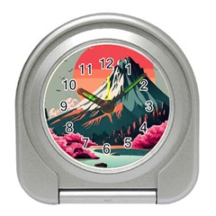 Mountain Landscape Sky Fuji Nature Travel Alarm Clock