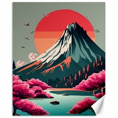 Mountain Landscape Sky Fuji Nature Canvas 16  X 20  by Cendanart