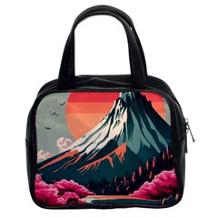 Mountain Landscape Sky Fuji Nature Classic Handbag (two Sides)