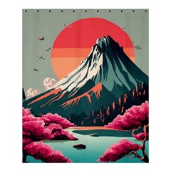 Mountain Landscape Sky Fuji Nature Shower Curtain 60  X 72  (medium)  by Cendanart