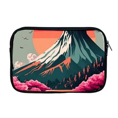 Mountain Landscape Sky Fuji Nature Apple Macbook Pro 17  Zipper Case by Cendanart