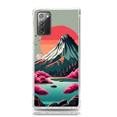 Mountain Landscape Sky Fuji Nature Samsung Galaxy Note 20 Tpu Uv Case by Cendanart