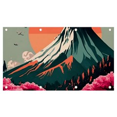 Mountain Landscape Sky Fuji Nature Banner And Sign 7  X 4  by Cendanart