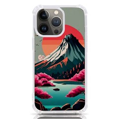 Mountain Landscape Sky Fuji Nature Iphone 13 Pro Tpu Uv Print Case by Cendanart