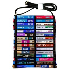 Vintage Cassette Music Old Record Retro Tape Shoulder Sling Bag