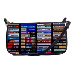 Vintage Cassette Music Old Record Retro Tape Shoulder Clutch Bag