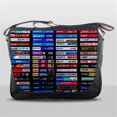 Vintage Cassette Music Old Record Retro Tape Messenger Bag