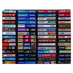 Vintage Cassette Music Old Record Retro Tape Cosmetic Bag (xxxl) by Cendanart