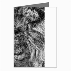 Angry Male Lion Roar Wild Animal Greeting Card by Cendanart