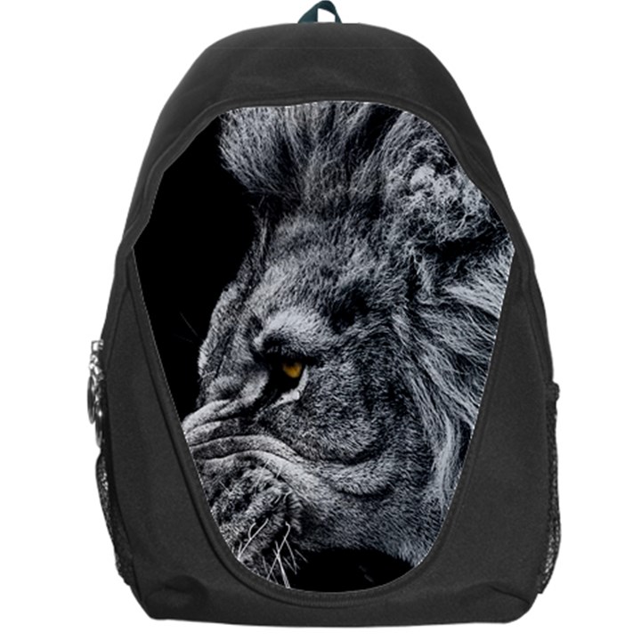 Angry Male Lion Roar Wild Animal Backpack Bag