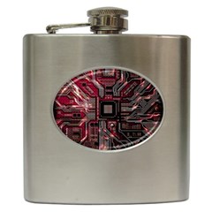 Chip Retro Technology Hip Flask (6 Oz)