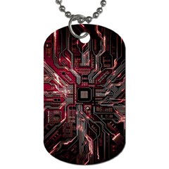 Chip Retro Technology Dog Tag (two Sides)