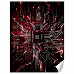 Chip Retro Technology Canvas 36  X 48 