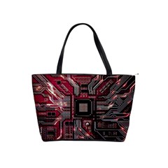 Chip Retro Technology Classic Shoulder Handbag by Cendanart