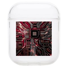 Chip Retro Technology Soft Tpu Airpods 1/2 Case by Cendanart