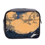 Wave Aesthetic Ocean Retro Sea Vintage Mini Toiletries Bag (Two Sides) Back