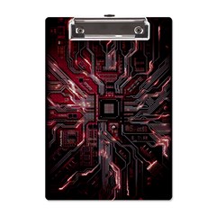 Chip Retro Technology A5 Acrylic Clipboard by Cendanart