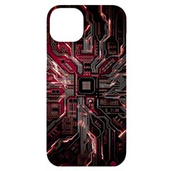 Chip Retro Technology Iphone 14 Plus Black Uv Print Case by Cendanart