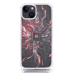 Chip Retro Technology Iphone 14 Tpu Uv Print Case by Cendanart