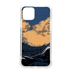 Wave Aesthetic Ocean Retro Sea Vintage Iphone 11 Pro 5 8 Inch Tpu Uv Print Case by Cendanart