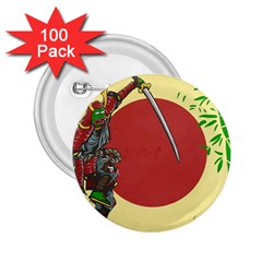 Meme Samurai Artwork Japaneses 2 25  Buttons (100 Pack)  by Cendanart