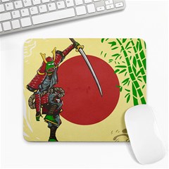 Meme Samurai Artwork Japaneses Large Mousepad by Cendanart