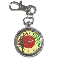 Meme Samurai Artwork Japaneses Key Chain Watches by Cendanart