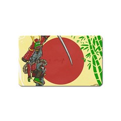 Meme Samurai Artwork Japaneses Magnet (name Card) by Cendanart