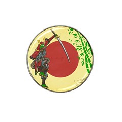 Meme Samurai Artwork Japaneses Hat Clip Ball Marker by Cendanart