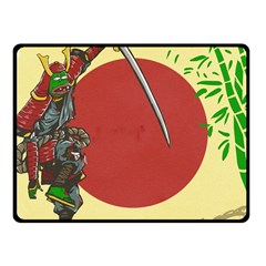 Meme Samurai Artwork Japaneses Fleece Blanket (small) by Cendanart