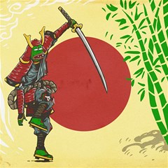 Meme Samurai Artwork Japaneses Play Mat (square) by Cendanart