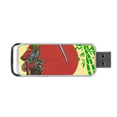 Meme Samurai Artwork Japaneses Portable Usb Flash (two Sides) by Cendanart