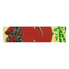 Meme Samurai Artwork Japaneses Banner And Sign 4  X 1  by Cendanart