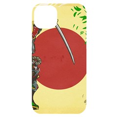 Meme Samurai Artwork Japaneses Iphone 14 Plus Black Uv Print Case by Cendanart