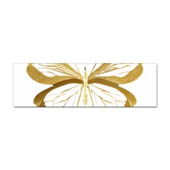 Simulated Gold Leaf Gilded Butterfly Sticker Bumper (100 Pack) by essentialimage