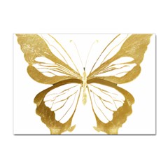 Simulated Gold Leaf Gilded Butterfly Sticker A4 (100 Pack) by essentialimage