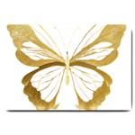 Simulated Gold Leaf Gilded Butterfly Large Doormat 30 x20  Door Mat