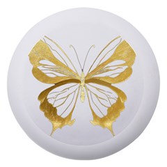 Simulated Gold Leaf Gilded Butterfly Dento Box With Mirror by essentialimage