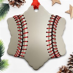 Baseball Ornament (snowflake) by Ket1n9