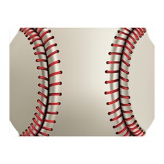 Baseball Two Sides Premium Plush Fleece Blanket (mini) by Ket1n9